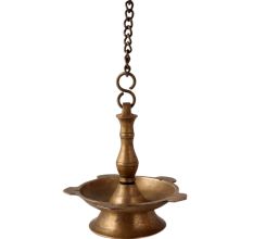 Brass Samai Hanging Diya Oil Lamp